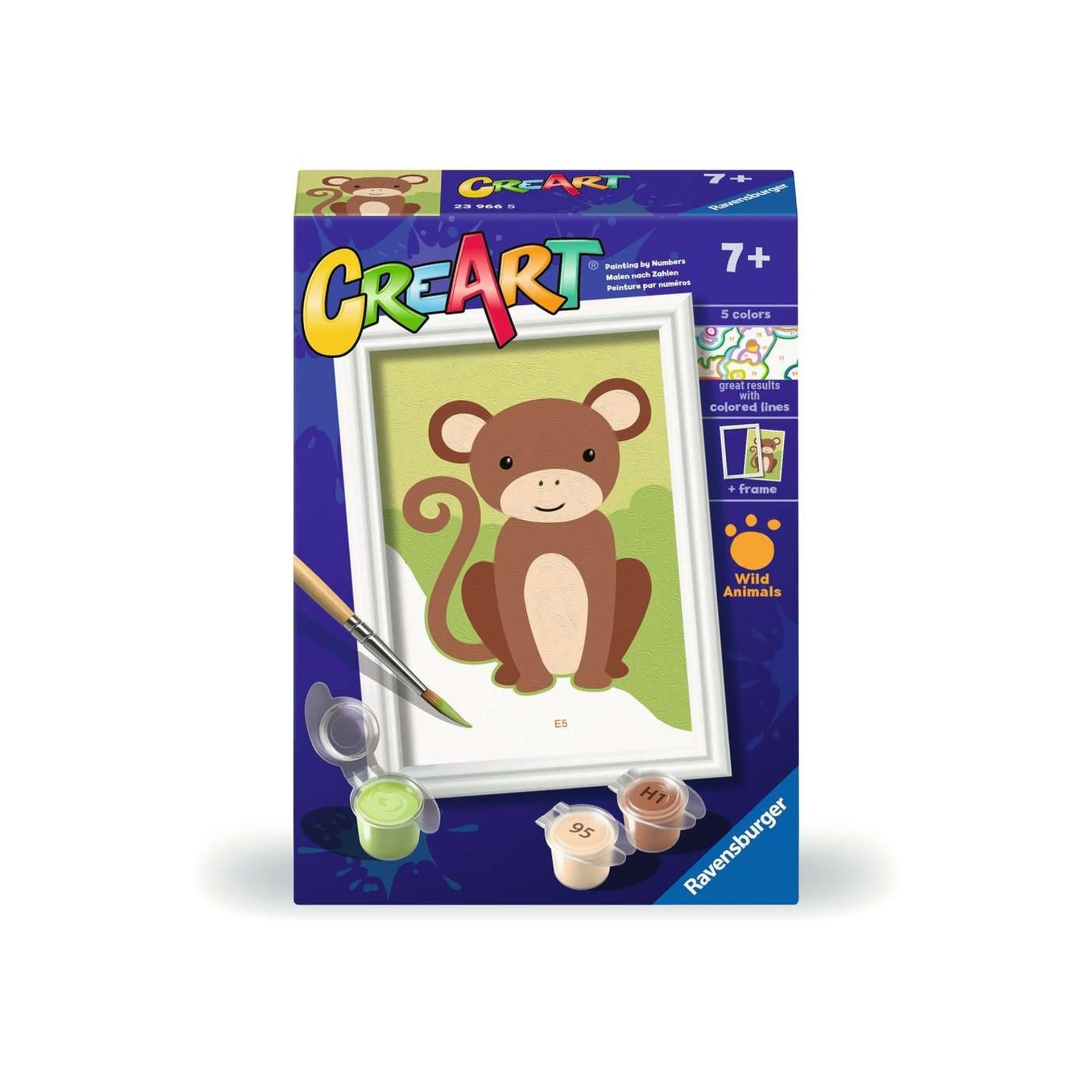 Ravensburger creart wild monkey