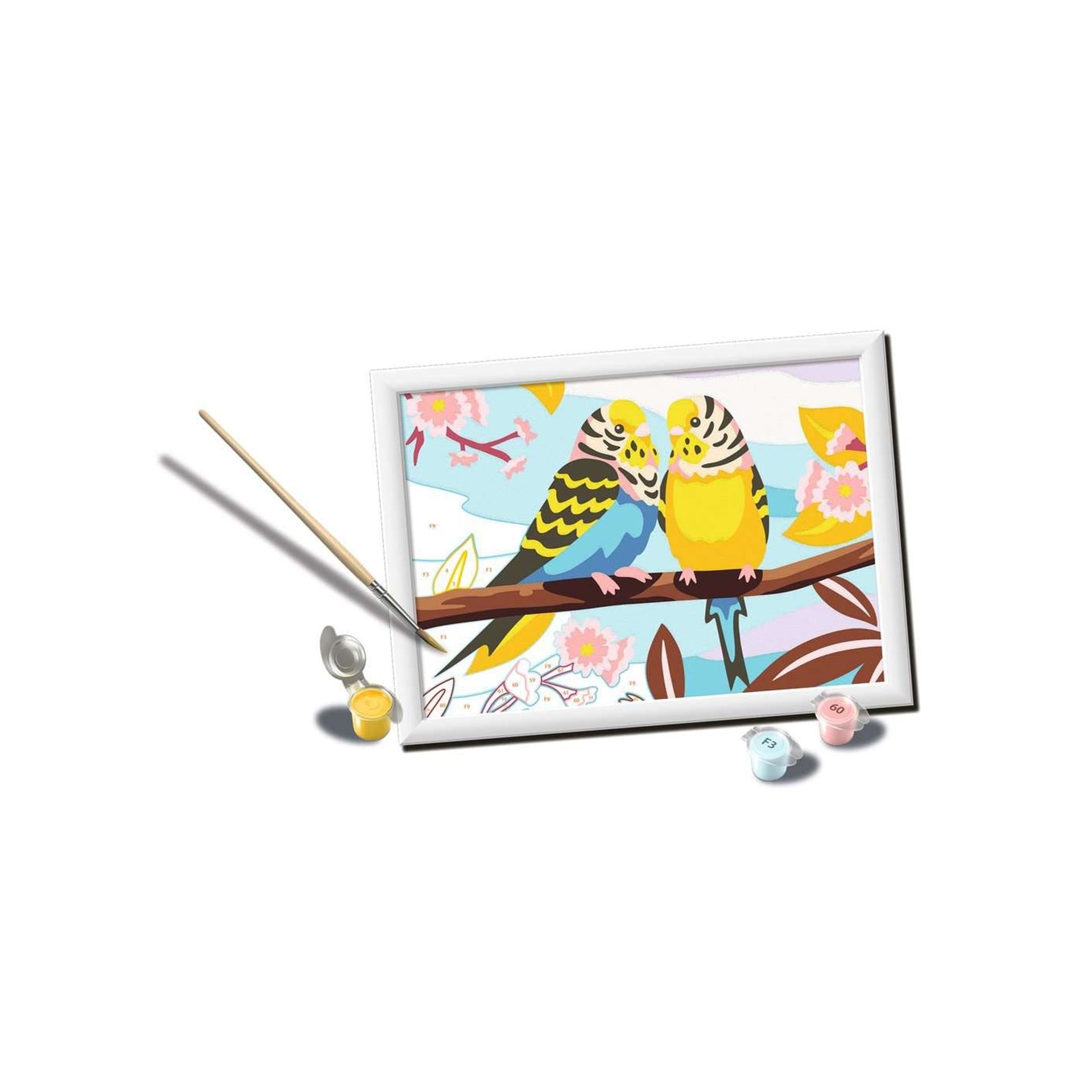 Ravensburger creart schilderen op nummer - papegaaien