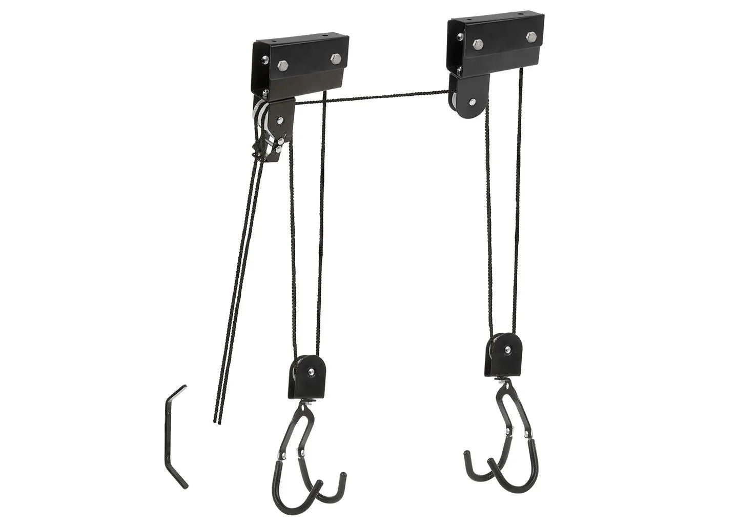 Monte-vélo M-Wave, noir, pour une hauteur de plafond jusqu'à 4 m. poids de levage maximum 57Kg