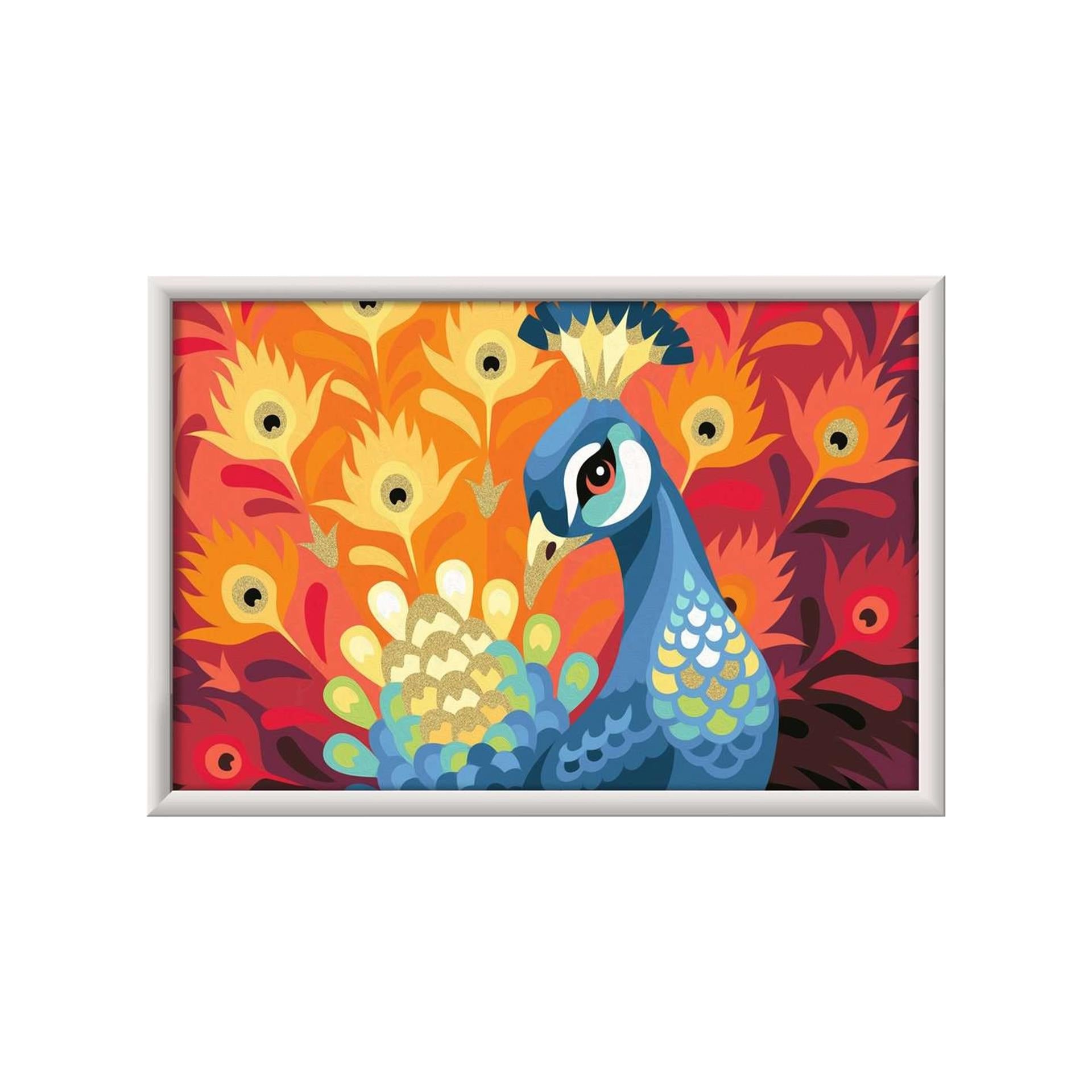 Ravensburger creart schilderen op nummer - trotse pauw