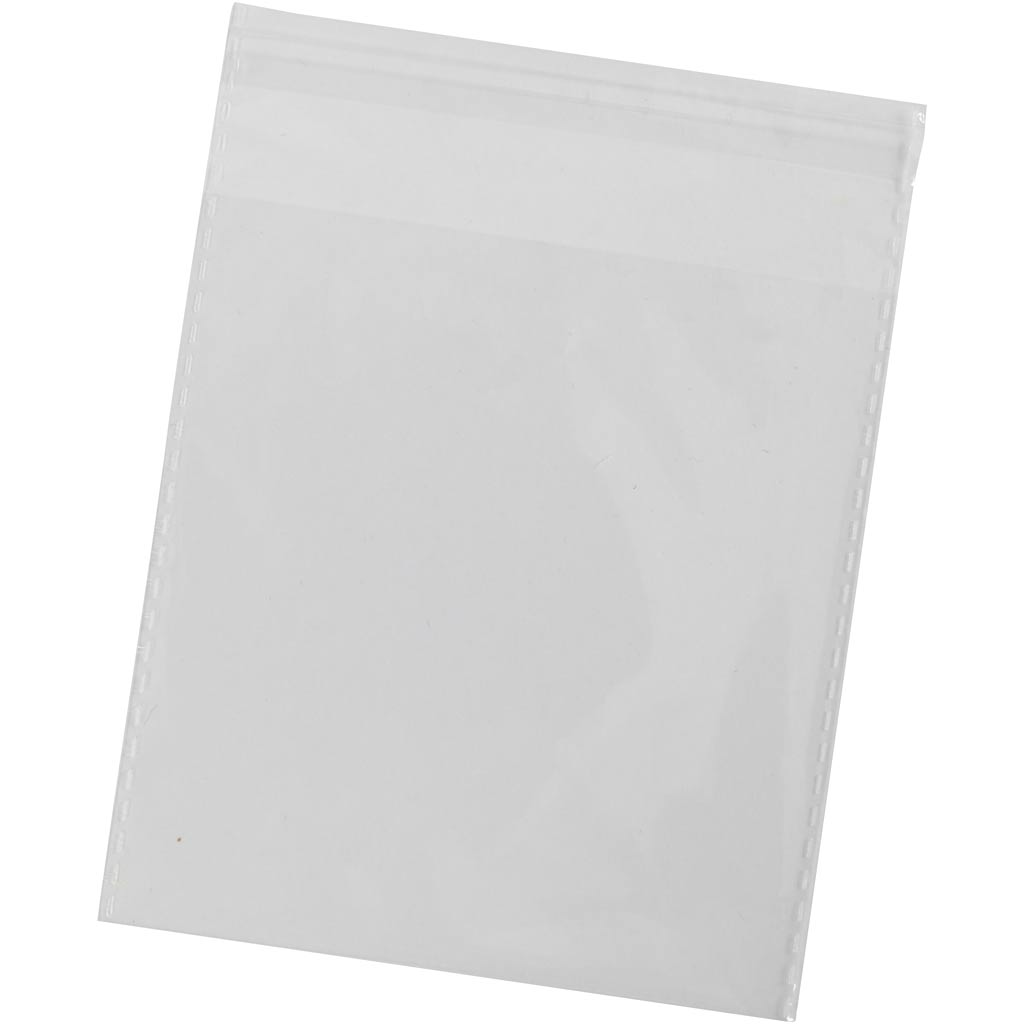 Cellofaan zakjes, h: 11,3 cm, b: 11 cm, dikte 25 my, 200 stuk 1 doos