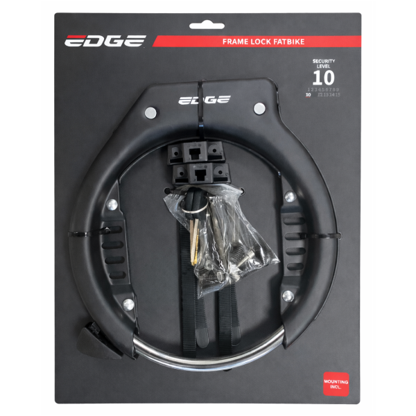 Edge fatbike ringslot - zwart