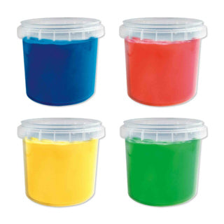 Ses vingerverf primaire kleuren, 4x110ml