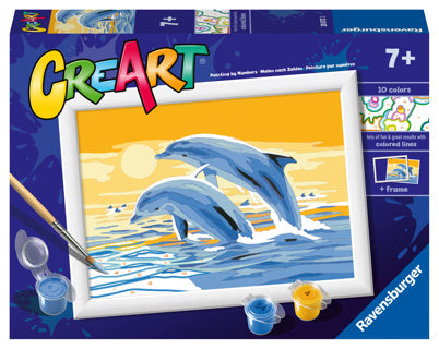 Ravensburger CreArt Paint by Number - Happy Dolphins