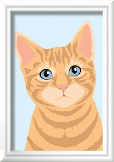 Ravensburger creart schilderen op aantal rode poes