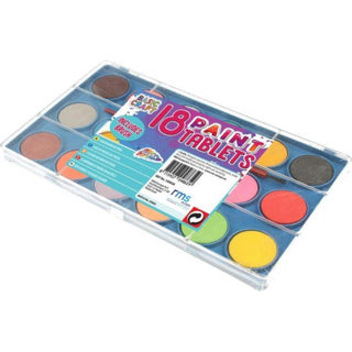 Grafix waterverftablet 18 kleuren | 4 stuks