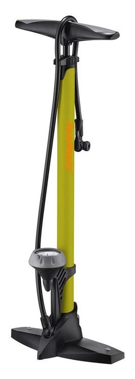 Pompe à pied haute pression IceToolz 240A451 avec manomètre 160PSI - acier