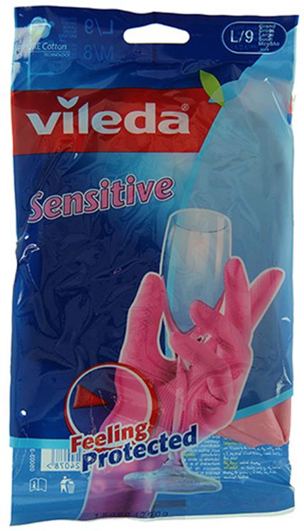 Vileda 1049701 - handschoenen sensitive l (12x) | 12 stuks