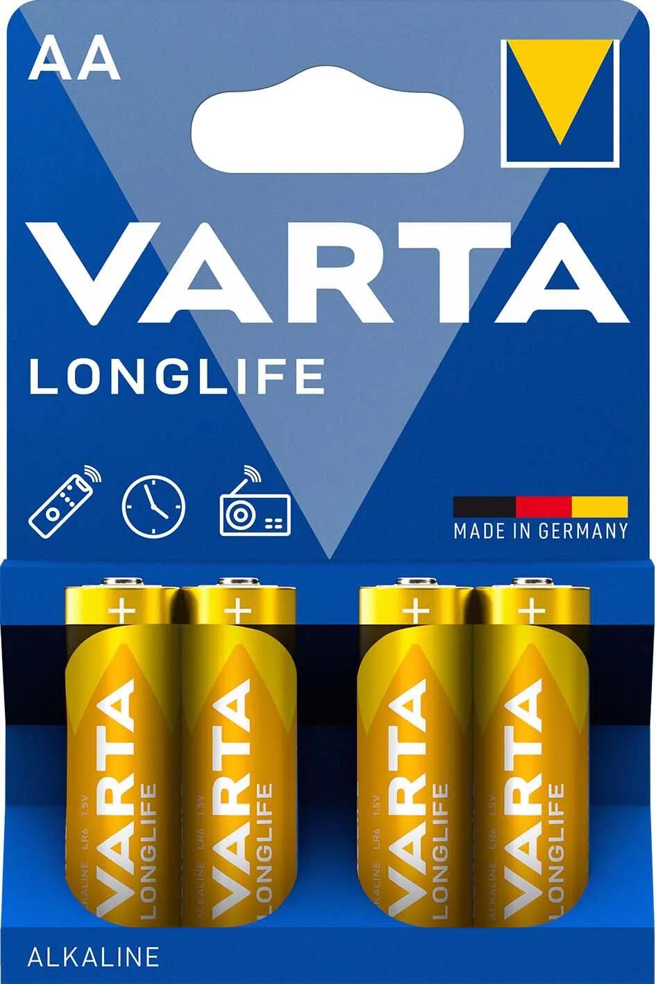 Varta accu longlife longlife mignon 4-blister aa