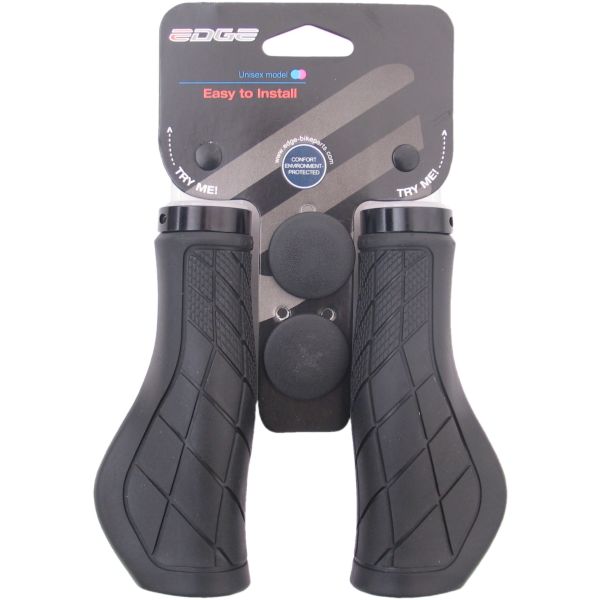 Edge Ergo City handvatten - 136mm - fiets - zwart