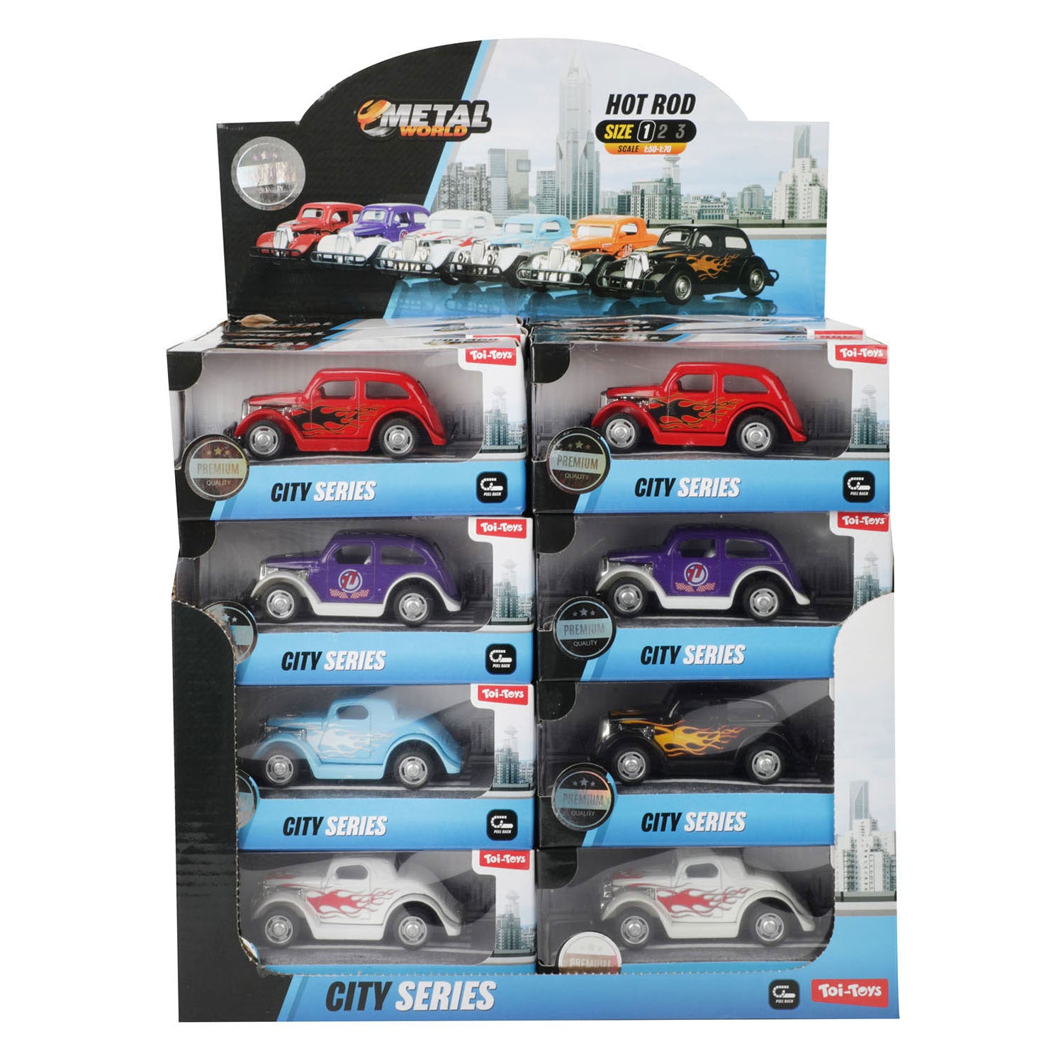 Metalworld pull back hot rod auto