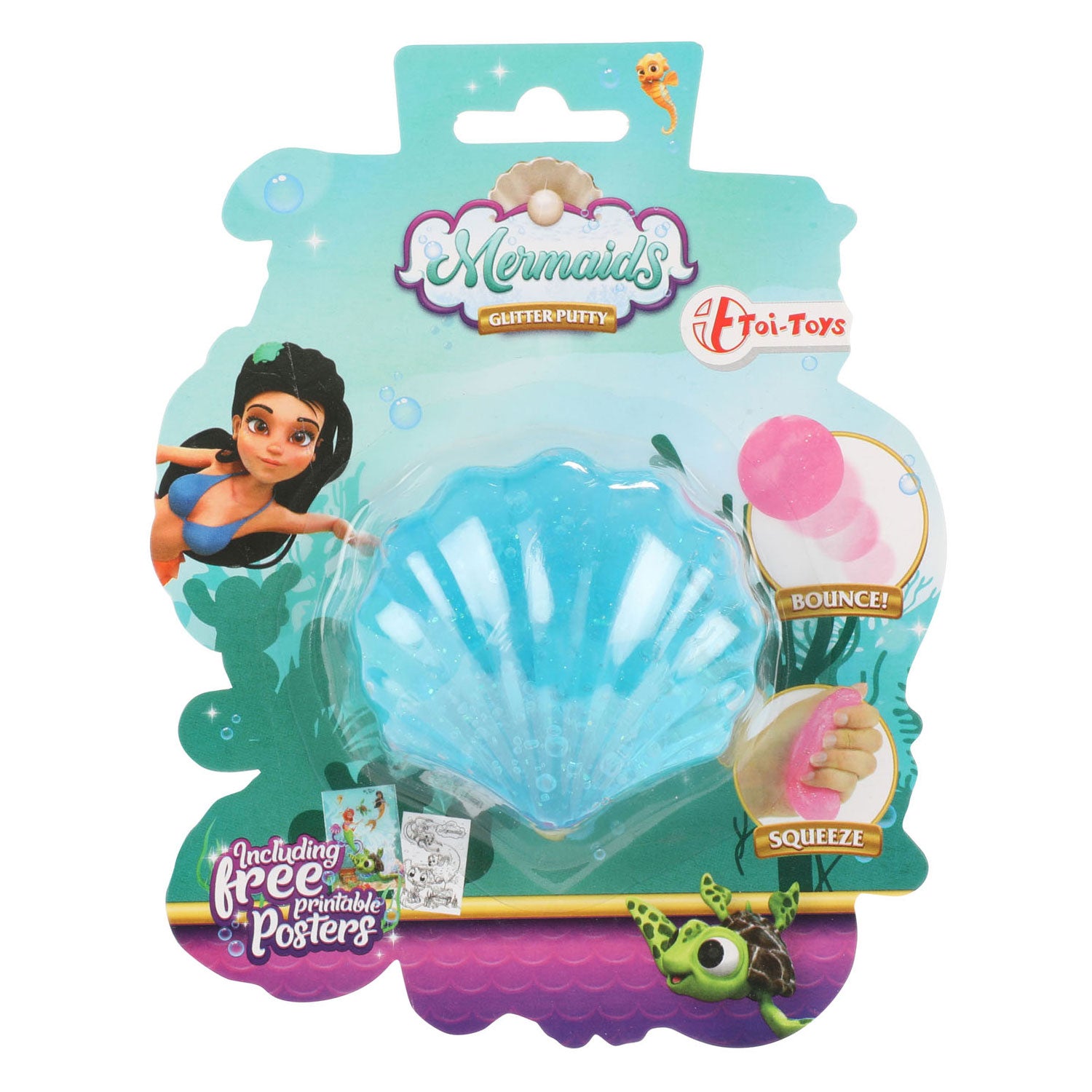 Toi-Toys Antistress Stuiter Schelp