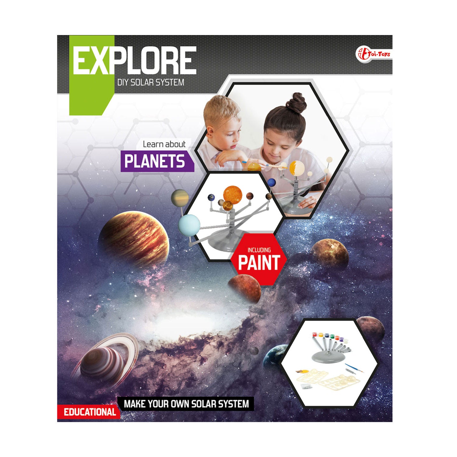 Explore zonnestelsel maken