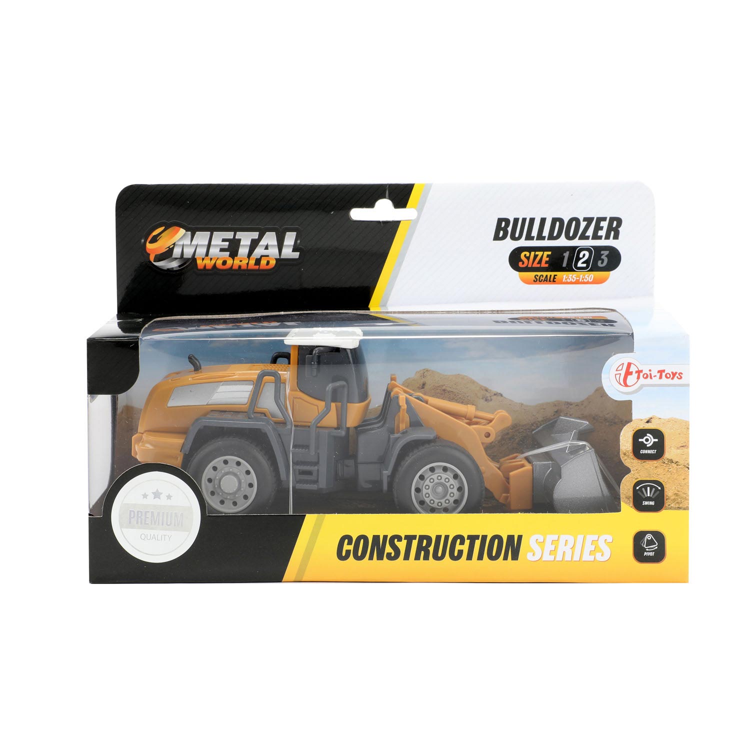 METALEN Bouwvoertuig -wiellader 1:55