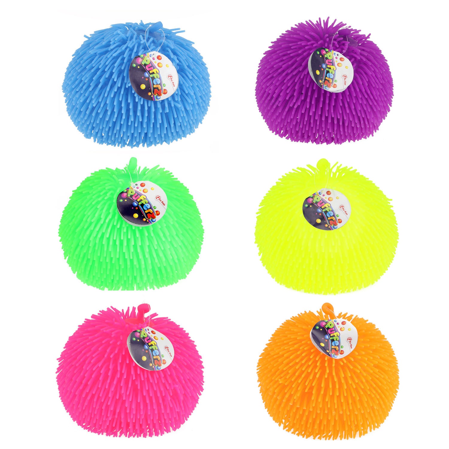 Toi-toys pufferbal kleur, 23cm