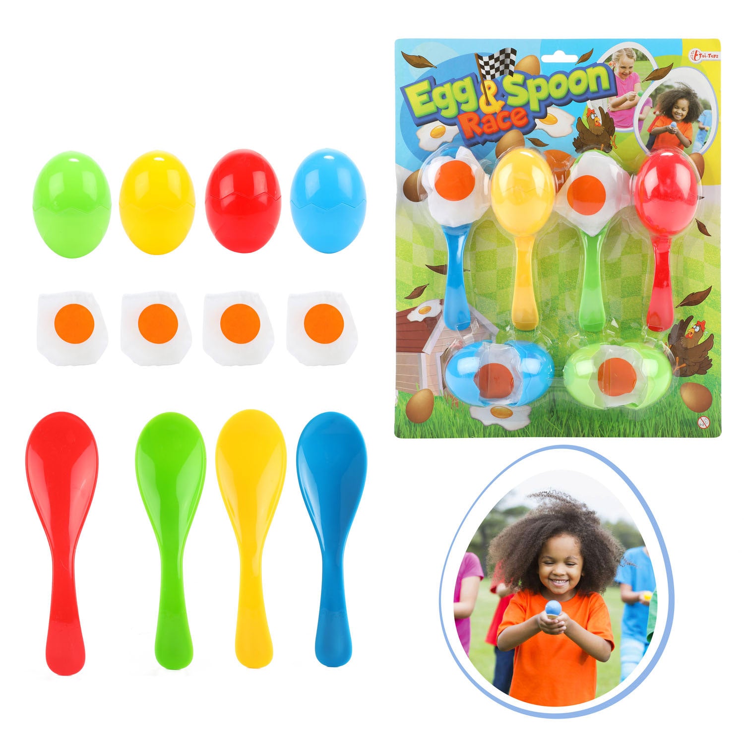 Toi-toys estafettespel eieren