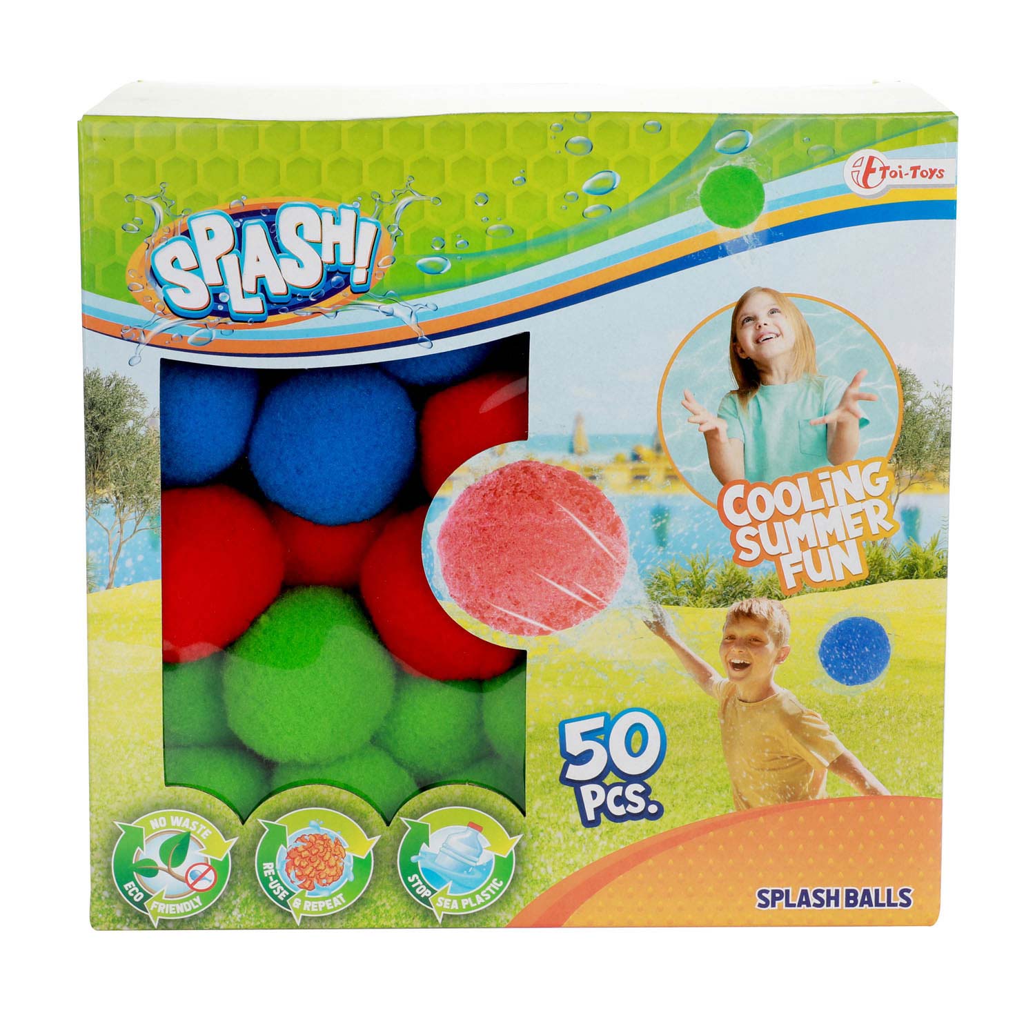 Splash superballen 5cm, 50st.