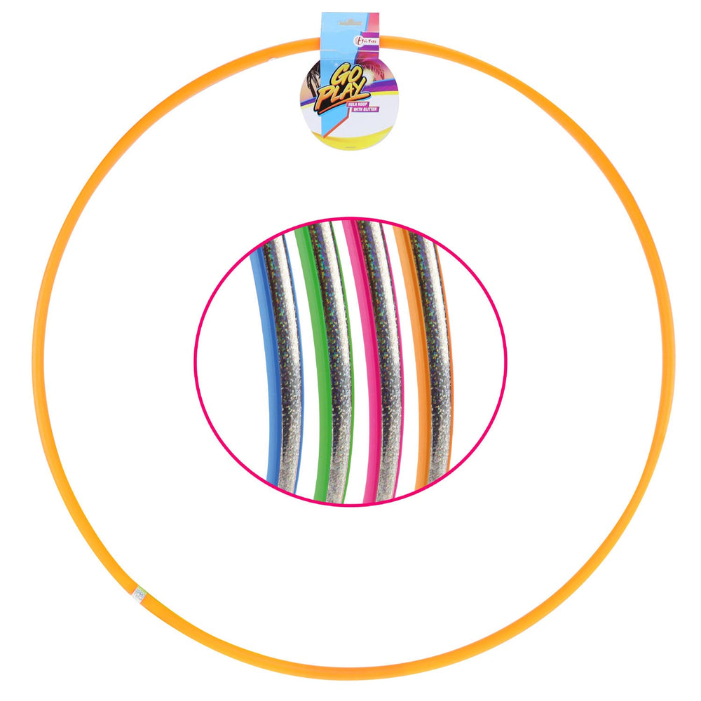 Toi-toys glitterhoepels, set van 4