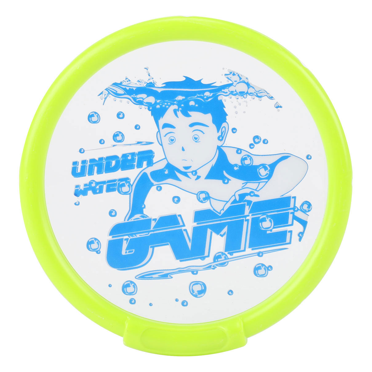 Splash duikringen 13cm groen geel rood 3-delig