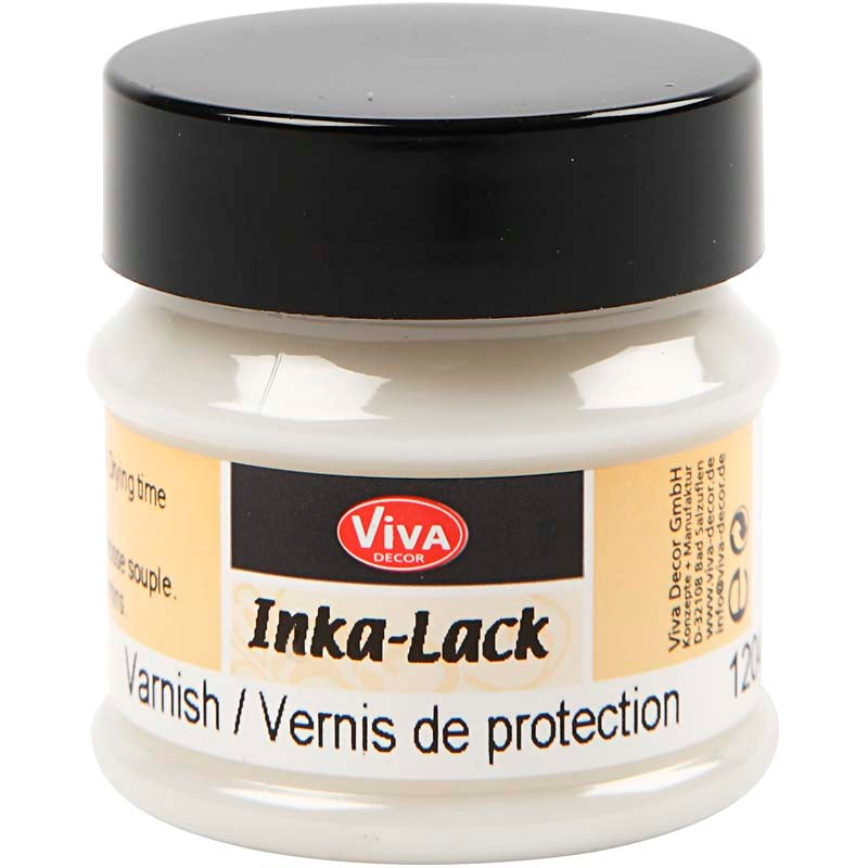 Inka-gold vernis, transparant, 45 ml 1 doosje