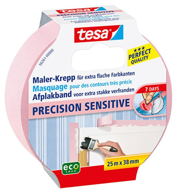 Tesa afplakband precision sensitive 25 m x 38 mm