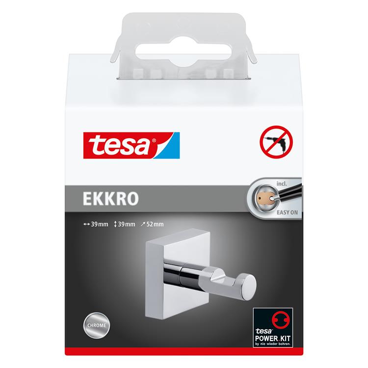 Tesa ekkro handdoekhaak lijm metaal