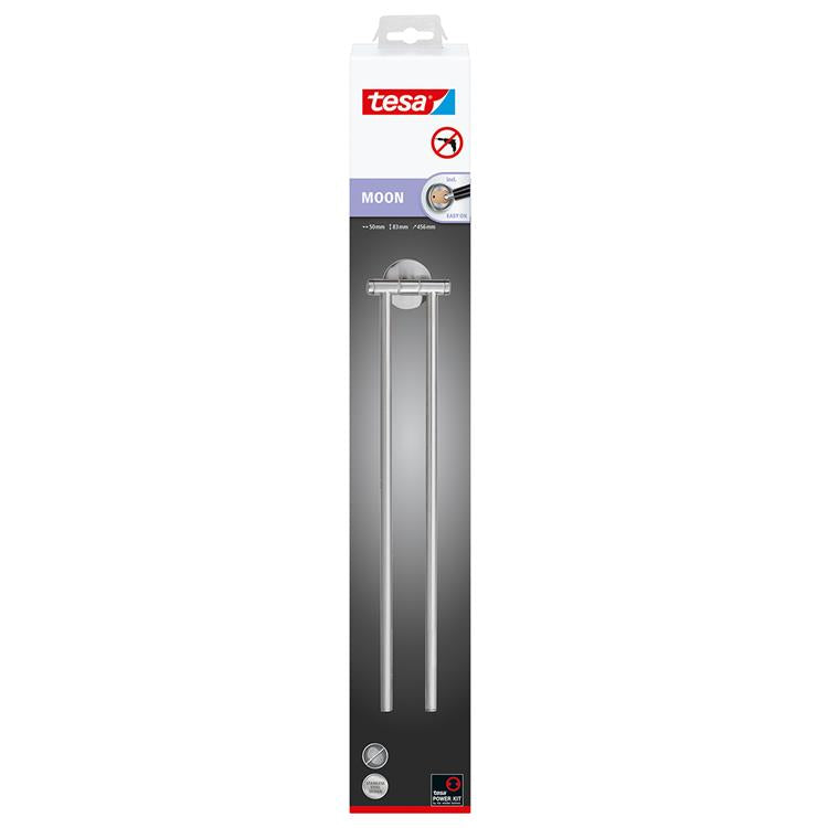 Tesa 1061427 - moon 2arm handdoekhouder | 1 stuks