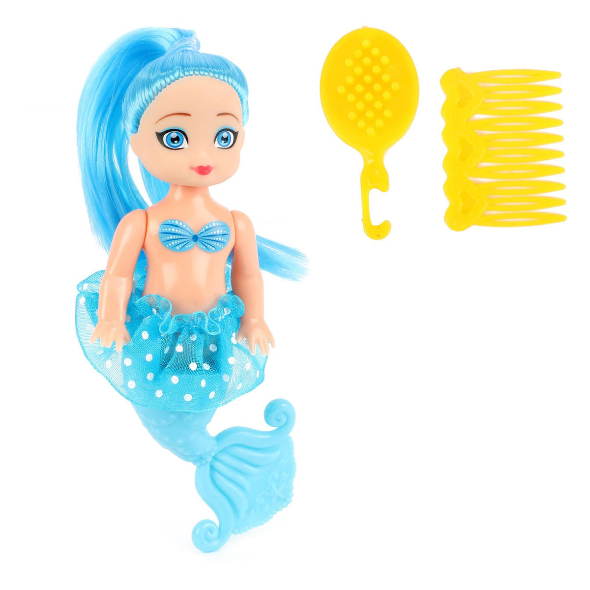 Toi-toys mermaids zeemeerminpop met kammetjes, 12cm