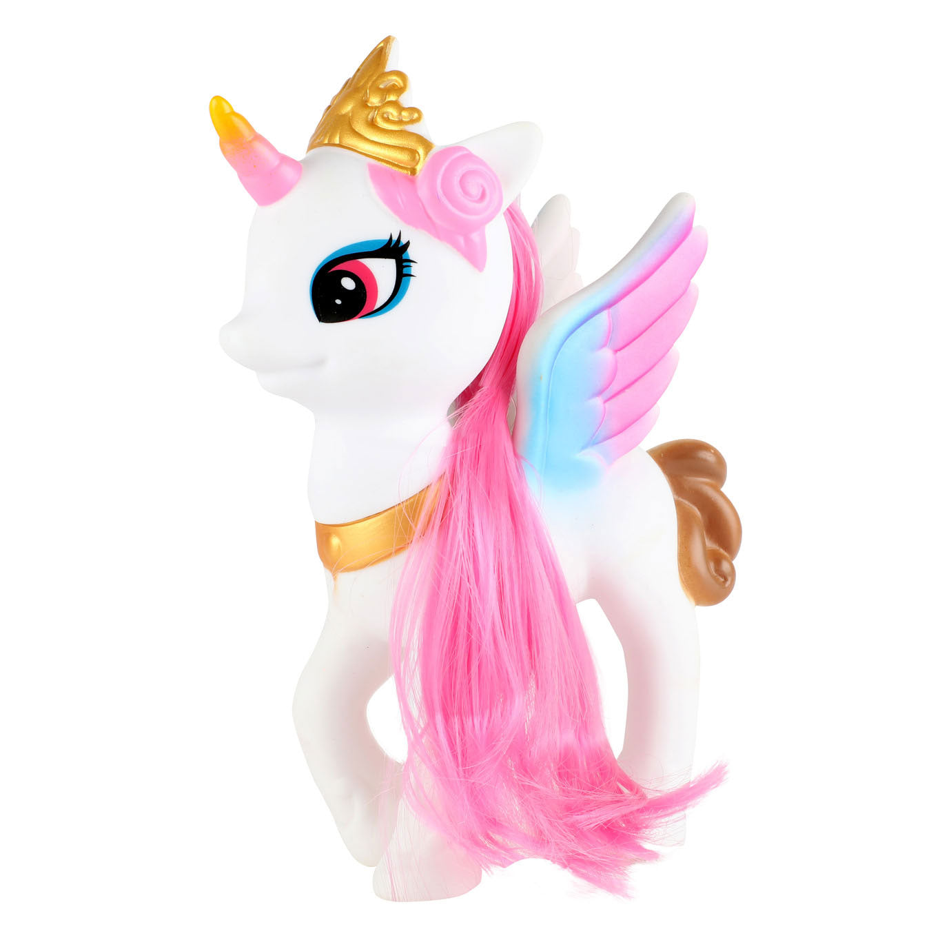 Droompaard Eenhoorn met Lang Haar, 13cm