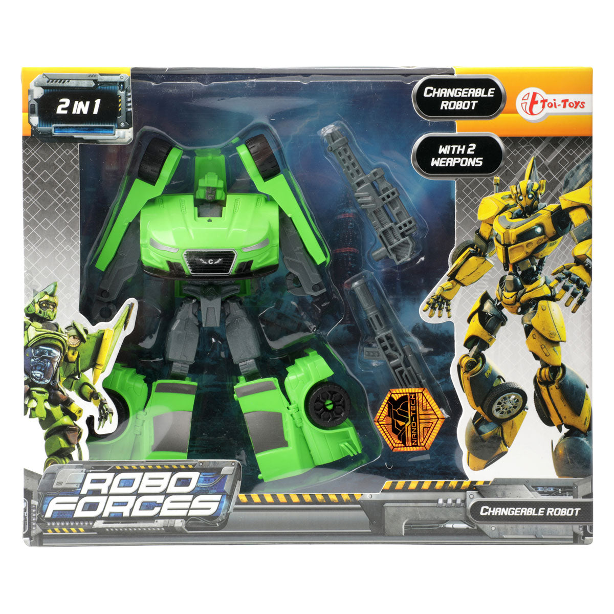Roboforces veranderrobot sportauto