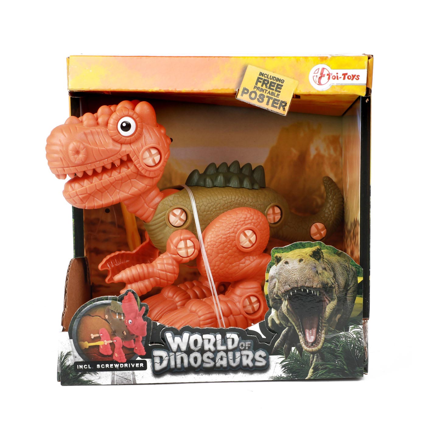Wereld van dinosaurussen bouw een dino