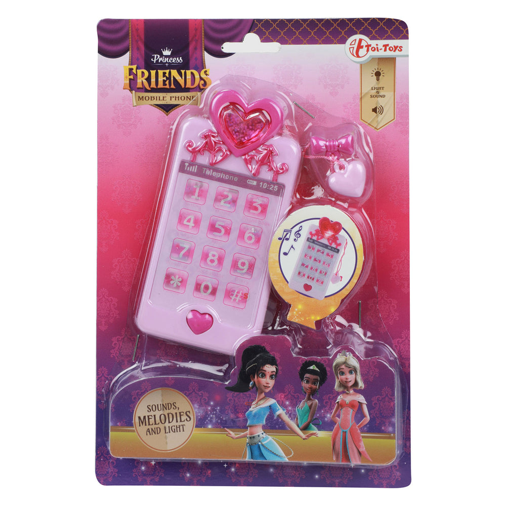 Toi-toys prinsessenvriendjes mobiele speelgoedtelefoon roze