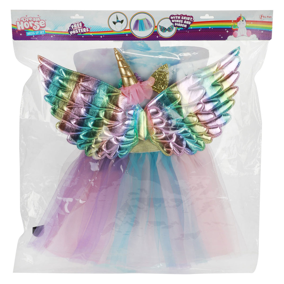 Dream horse dress-up playset unicorn 3-piece | 3 items
