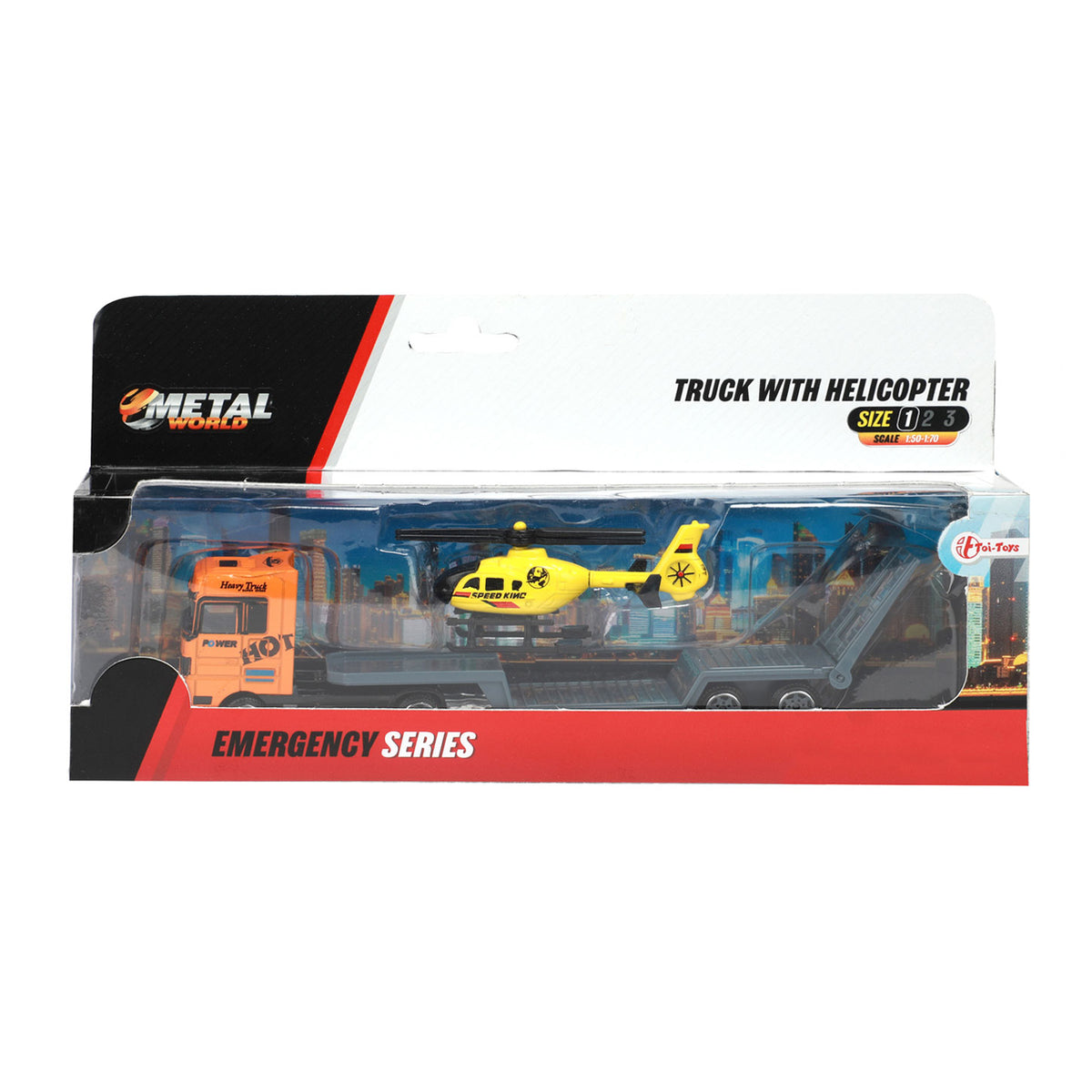 Toi-toys Metal Truck with Trailer 20547z