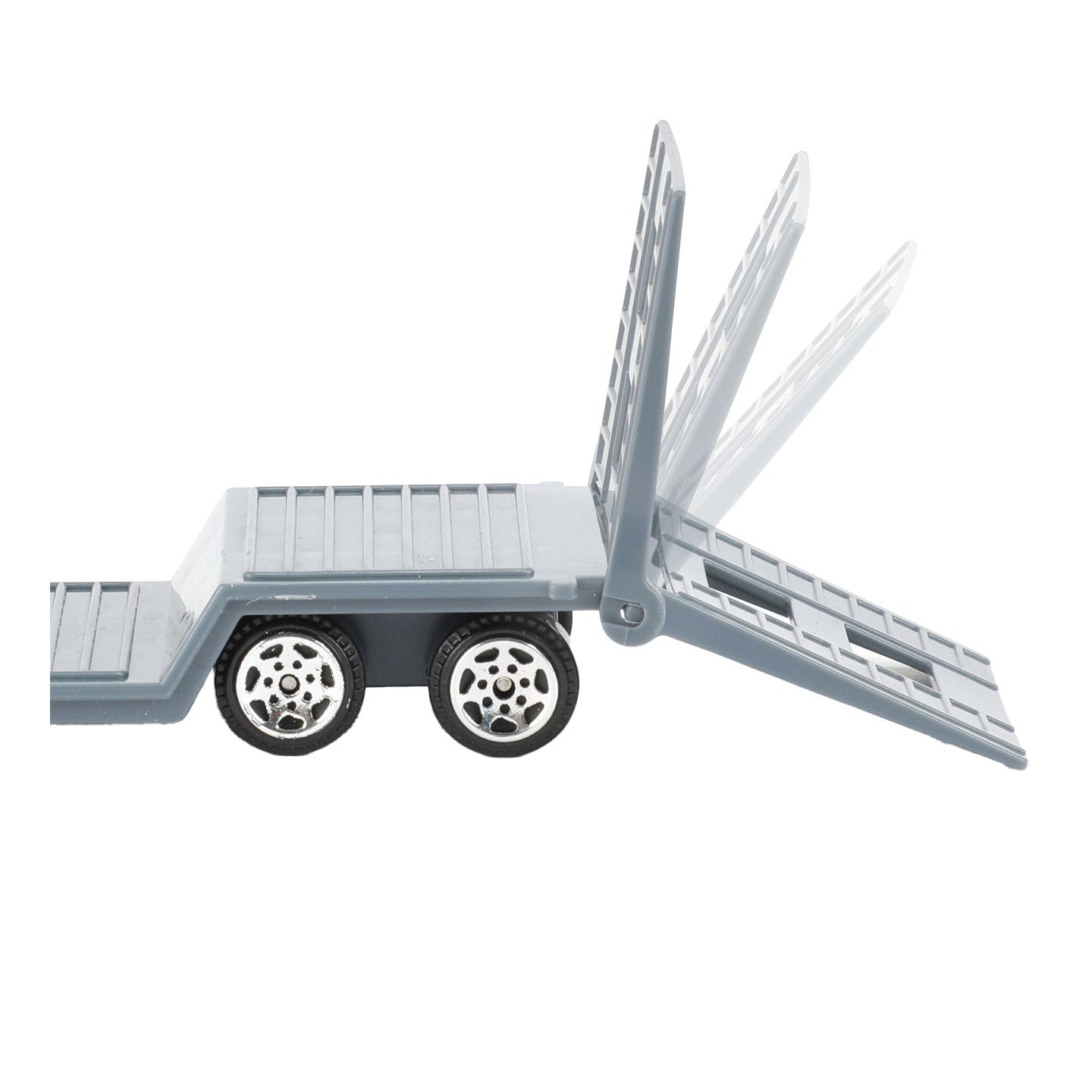 Toi-Toys Metalen Vrachtwagen met Oplegger en Helikopter