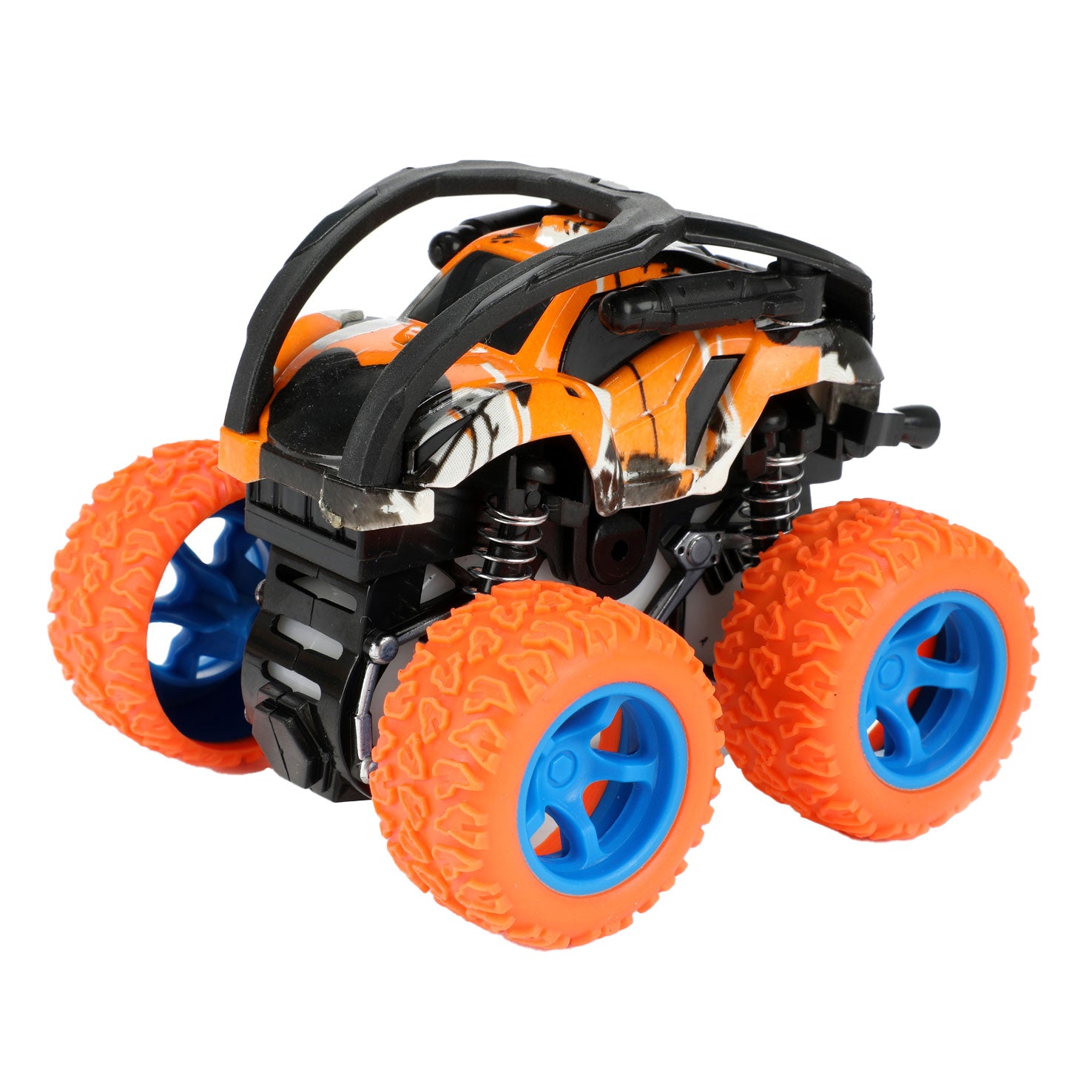 Auto's Vrachtwagens Frictie Monster Truck Flip Over