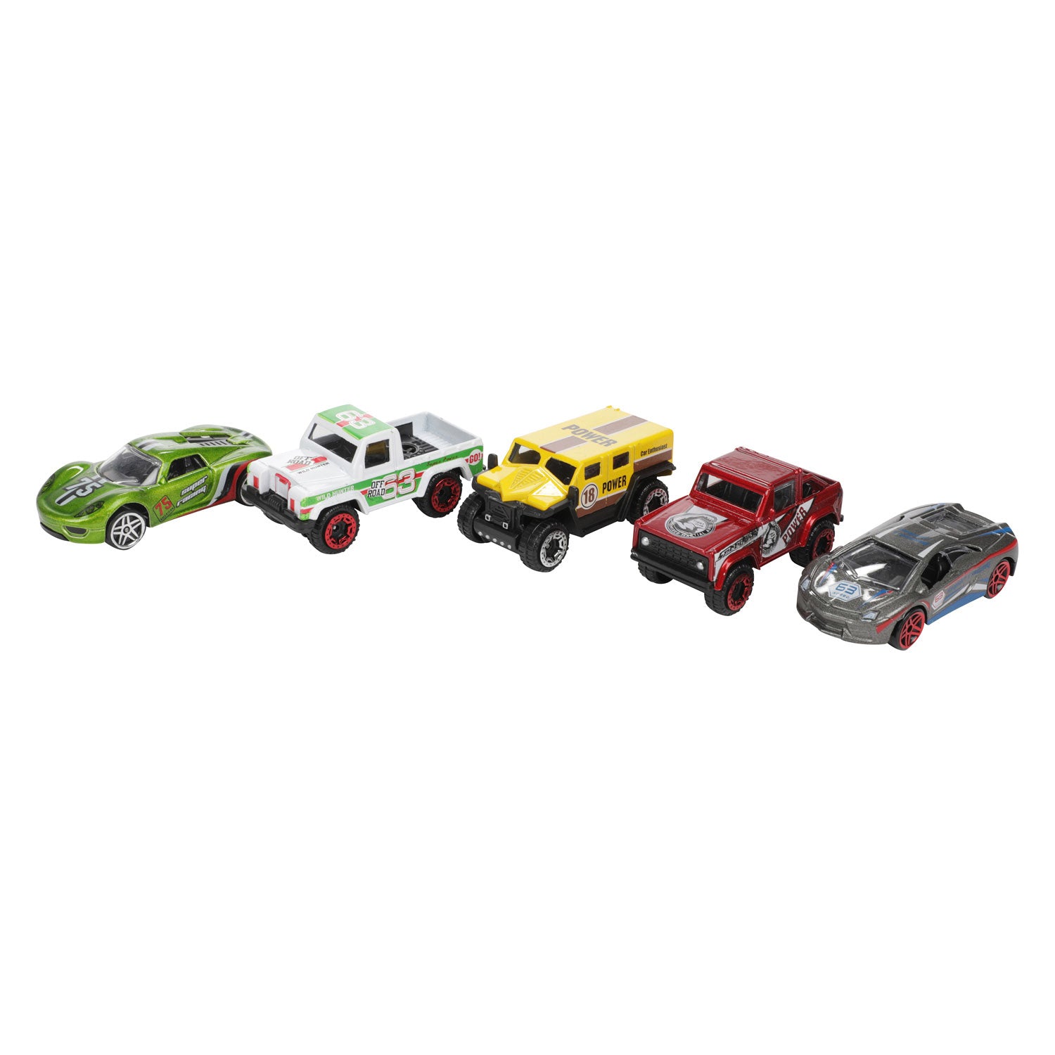 Toi-toys toi toys race rally auto set 5-delig