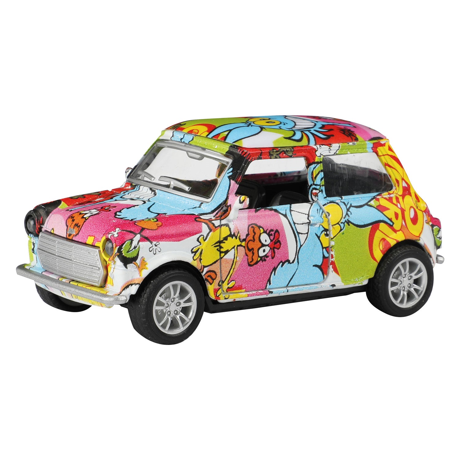 Twisk metalworld pull-back graffiti car