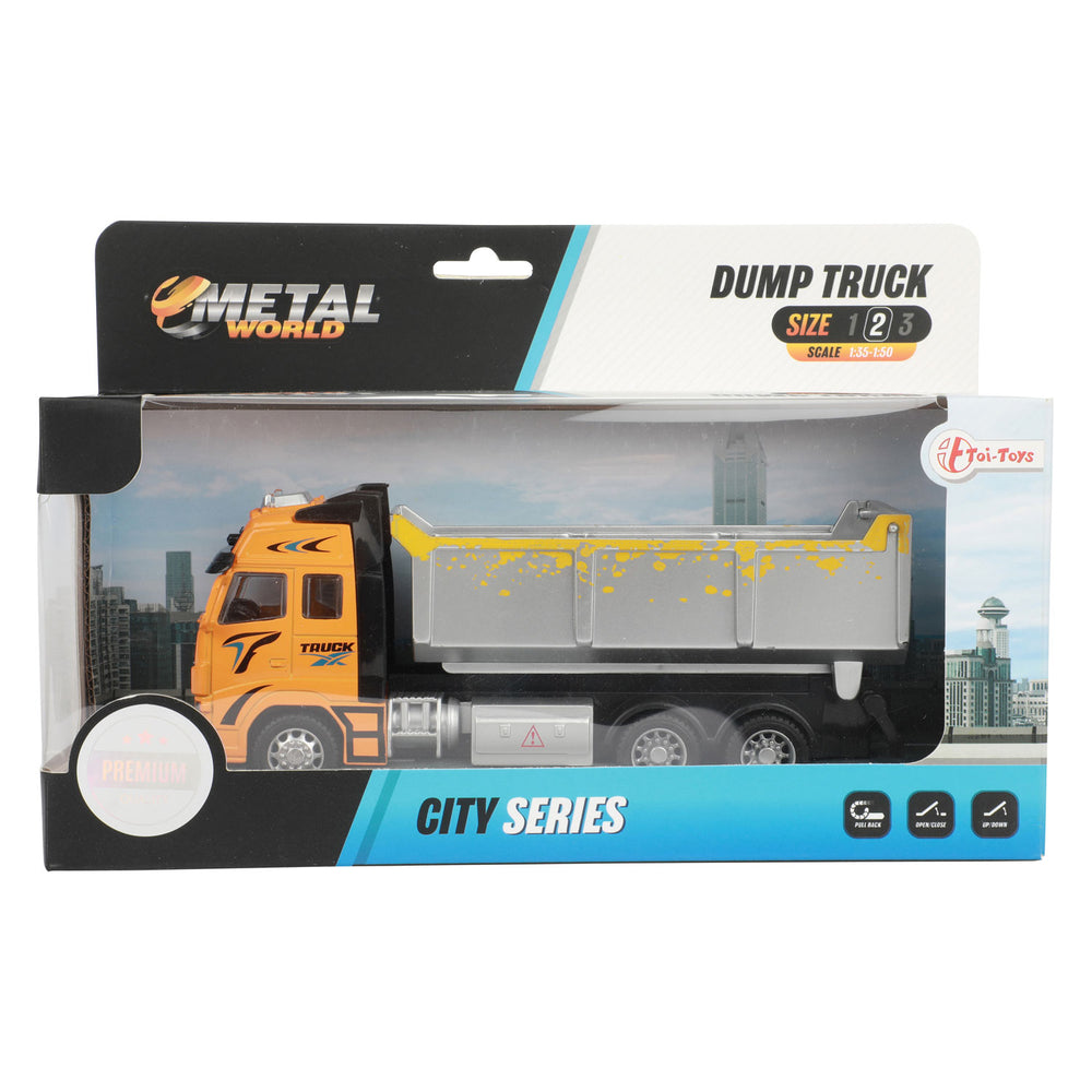 Metalen Pull-back Kiepwagen 1:38