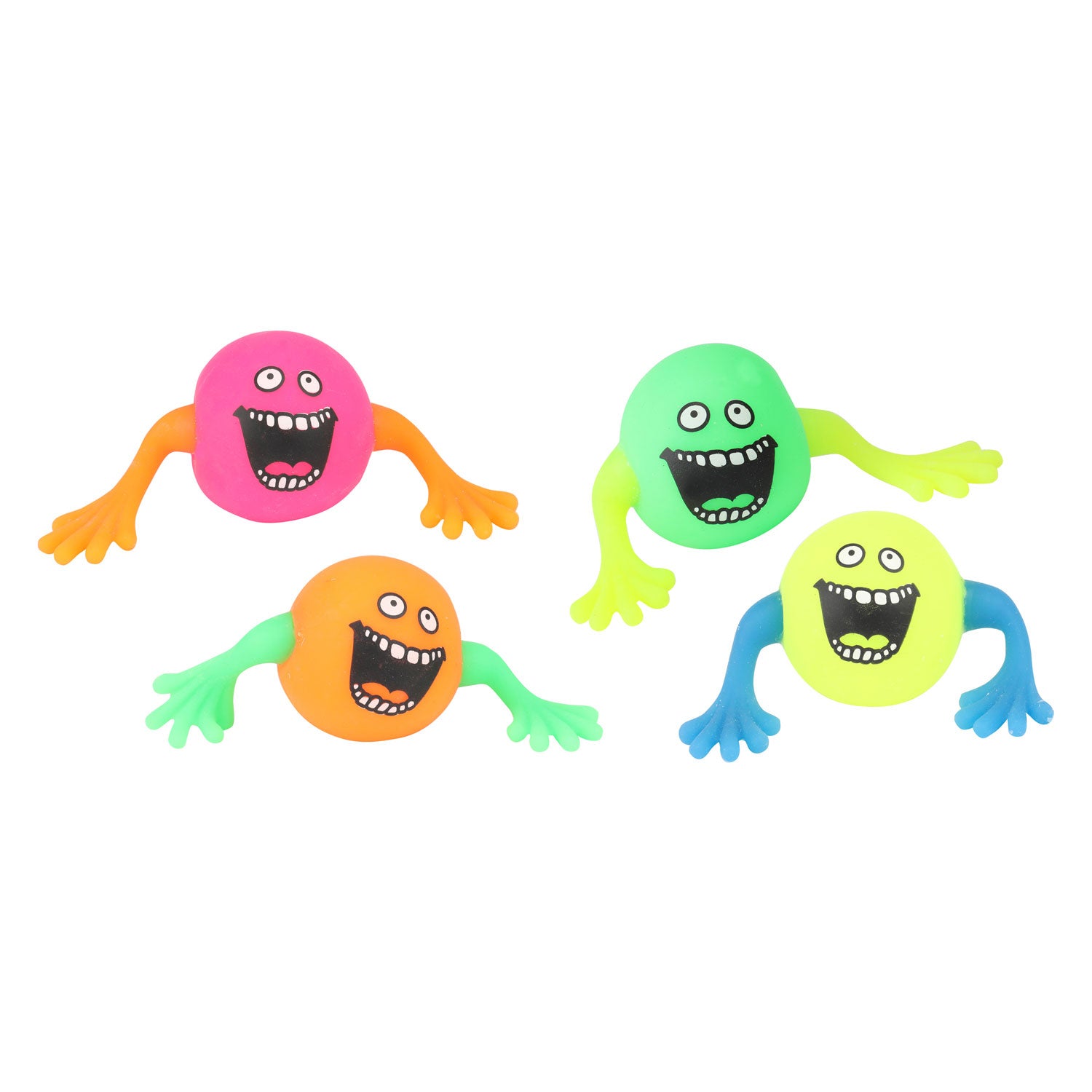 Toi-toys anti-stressbal monster met armen