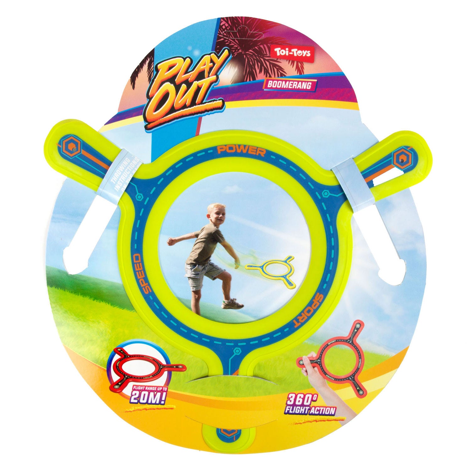 Merkloos sans marque ronde boemerang sport