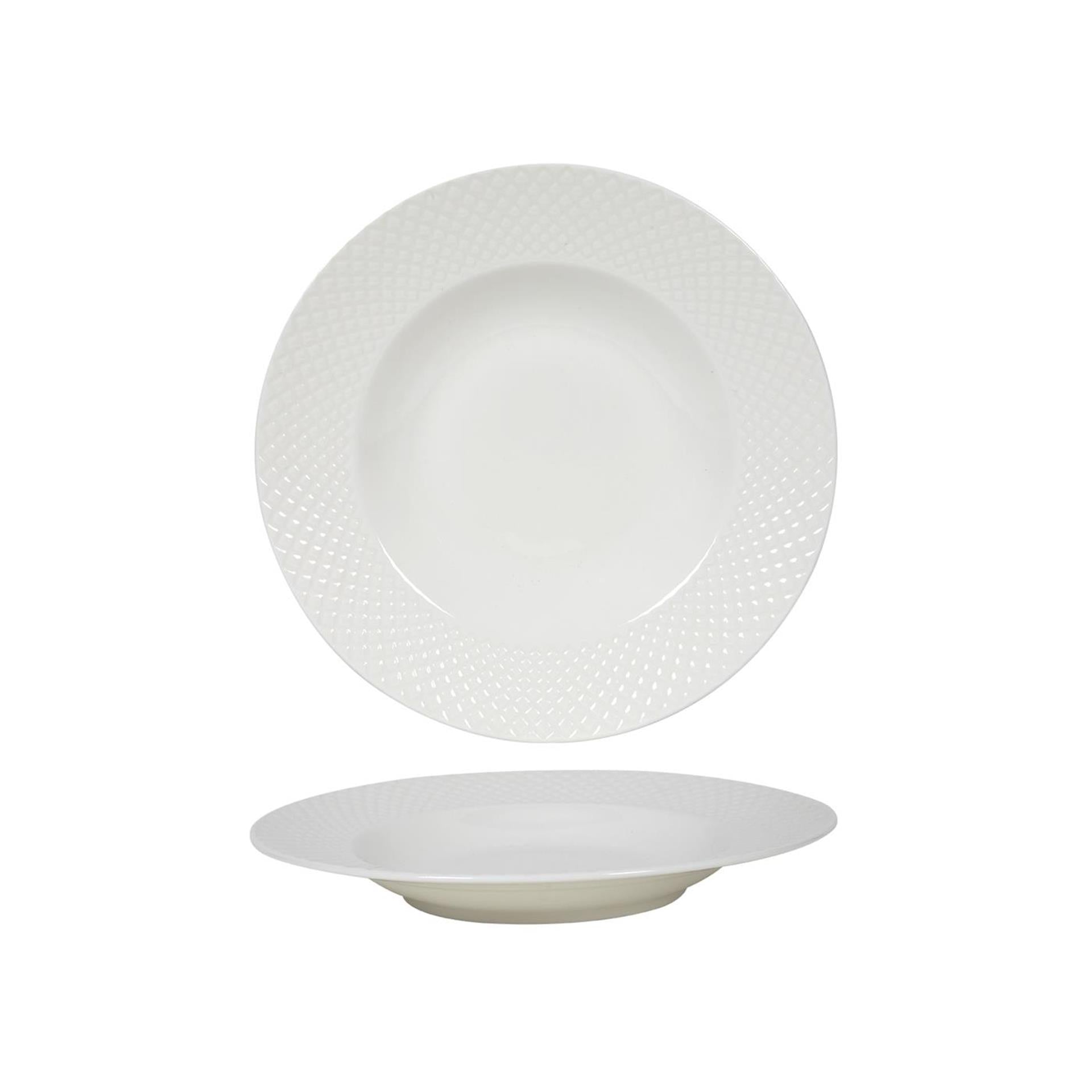 Diep bord diamond ø22,2cm doos a 6 stuks