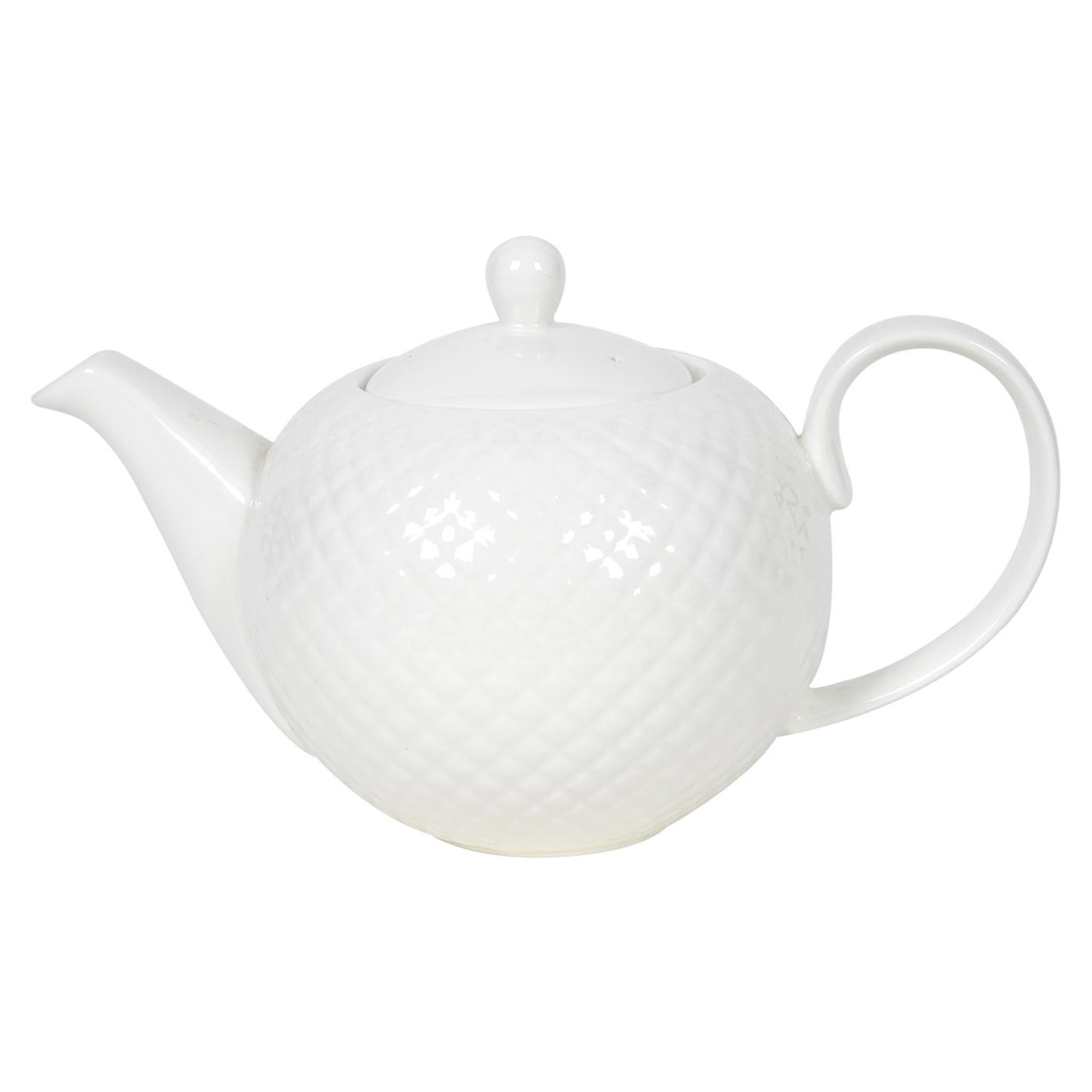 Theepot porselein diamond 1130ml