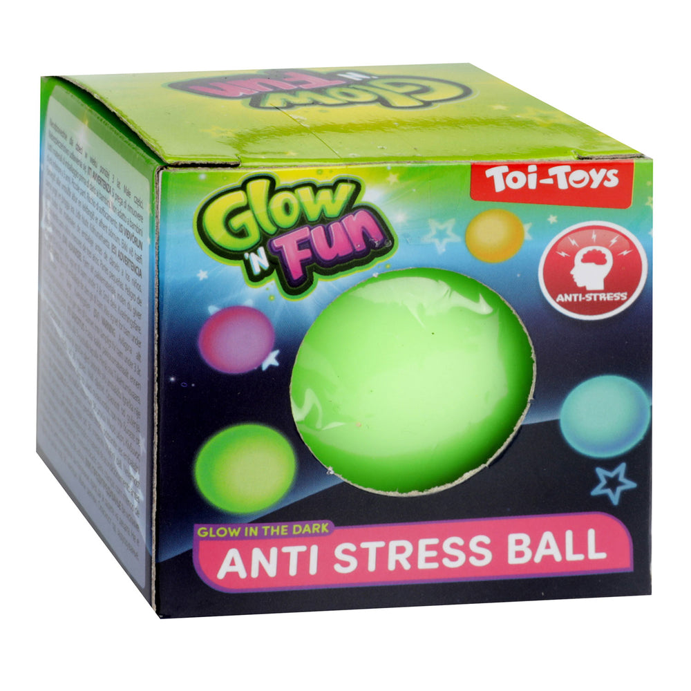 Toi-toys glow n fun anti-stressbal licht op in het donker