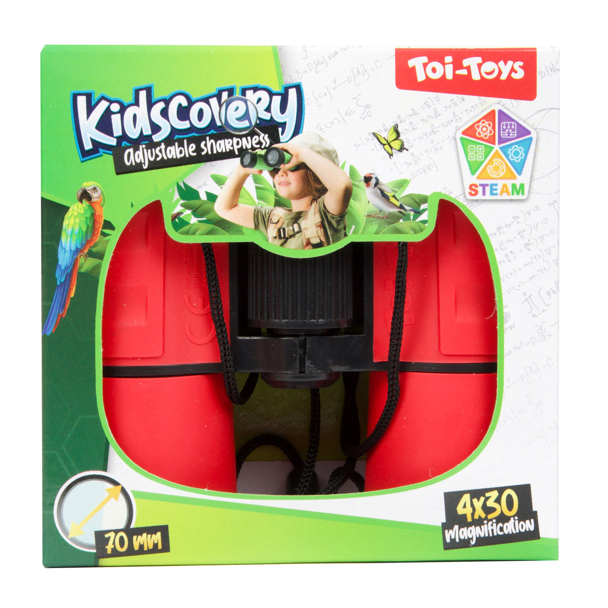 Toi-toys kidscovery binoculars adjustable focus