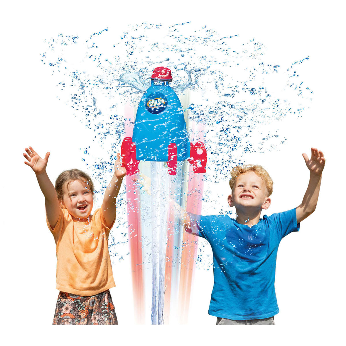 Spatwatersproeier met raketlancering