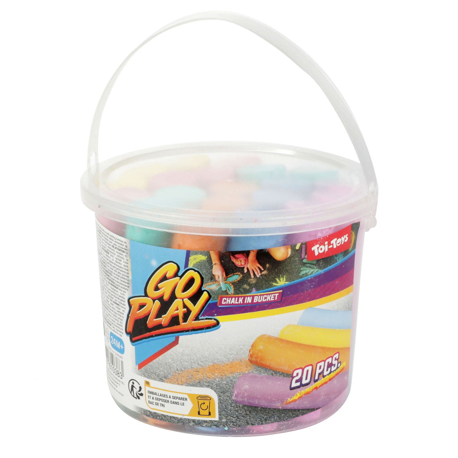 Stoepkrijt in Emmer, 20st.