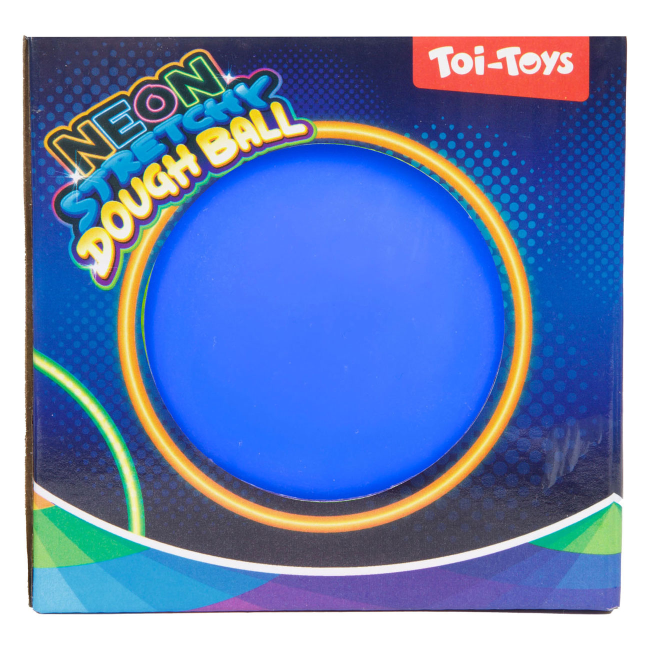 Toi-toys leuke kniebal neon, 10cm