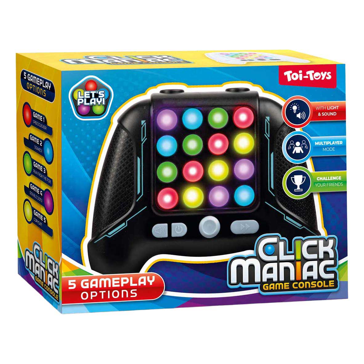 Toi-toys achtervolgt lichte elektronische spelgamecontroller 5in1