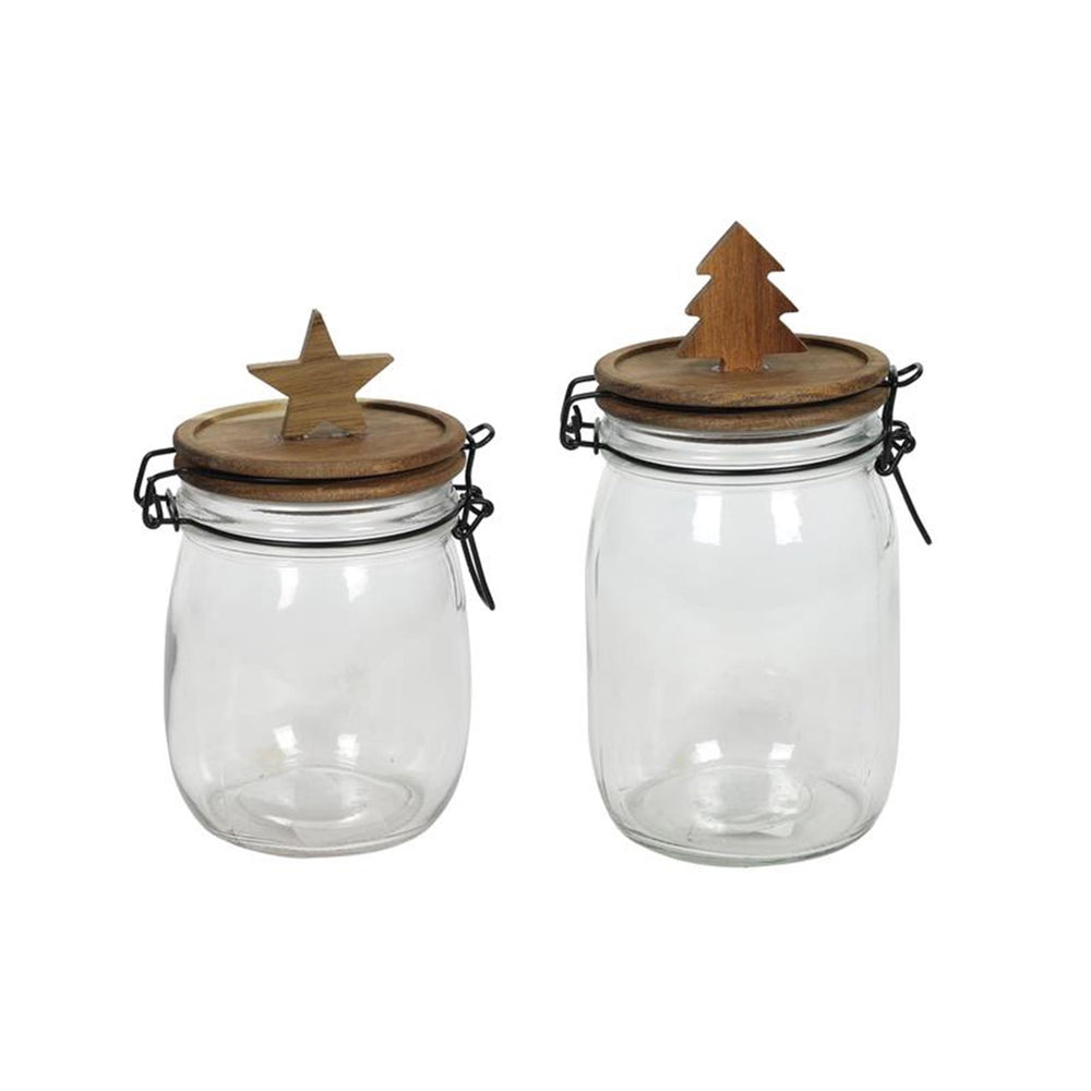 Svenska living voorraadpot acacia boom ster ø10.5xh21cm